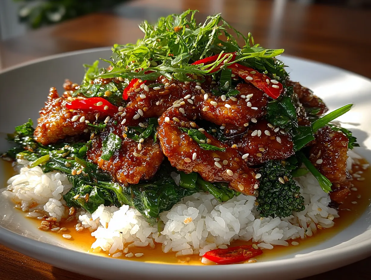 15-Minute Sesame Ginger Chicken Stir Fry