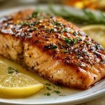 Air Fryer Lemon Butter Salmon