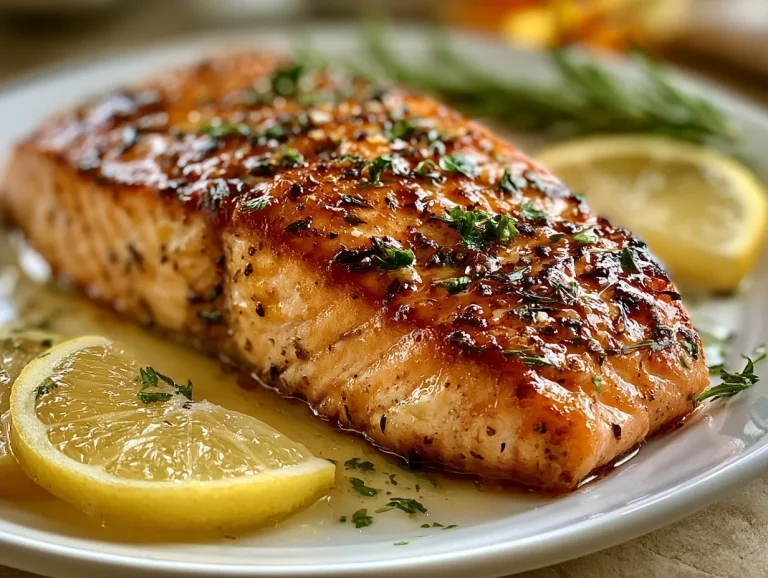 Air Fryer Lemon Butter Salmon