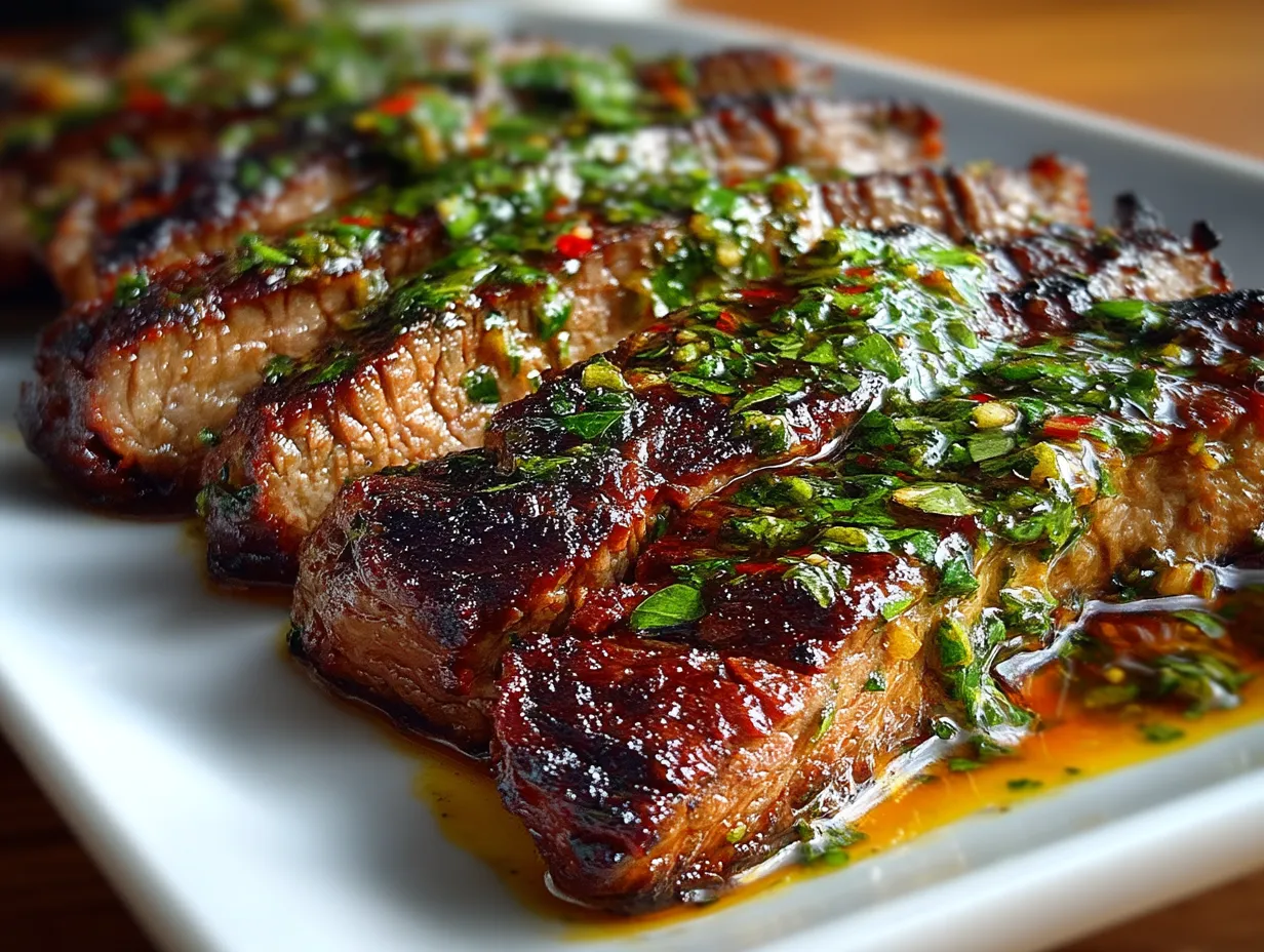 Argentine Chimichurri Flank Steak