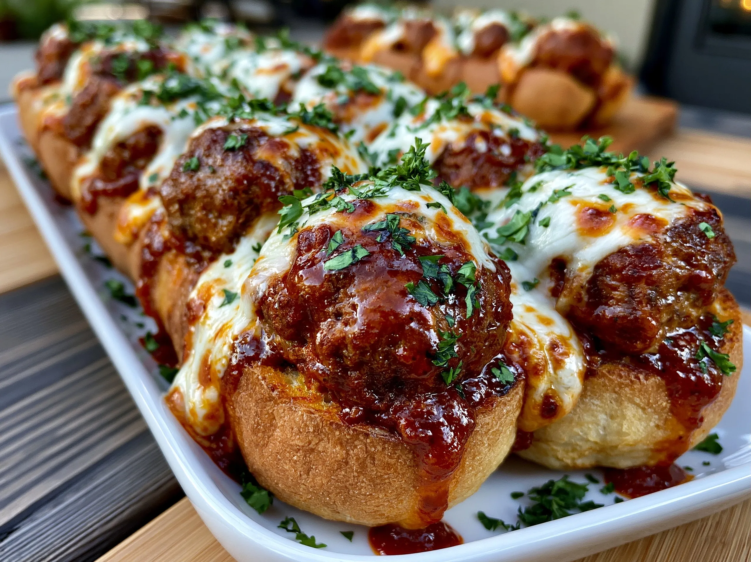 Beef Meatball Subs (Low Calorie/Lean)