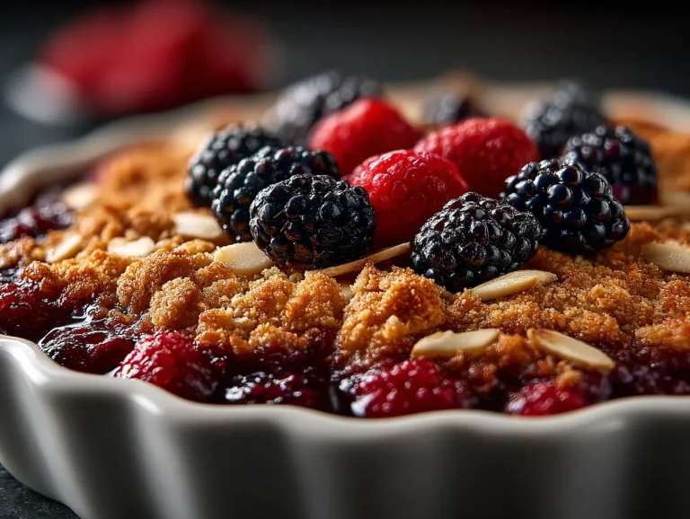 Blackberry Apple Oatmeal Crumble