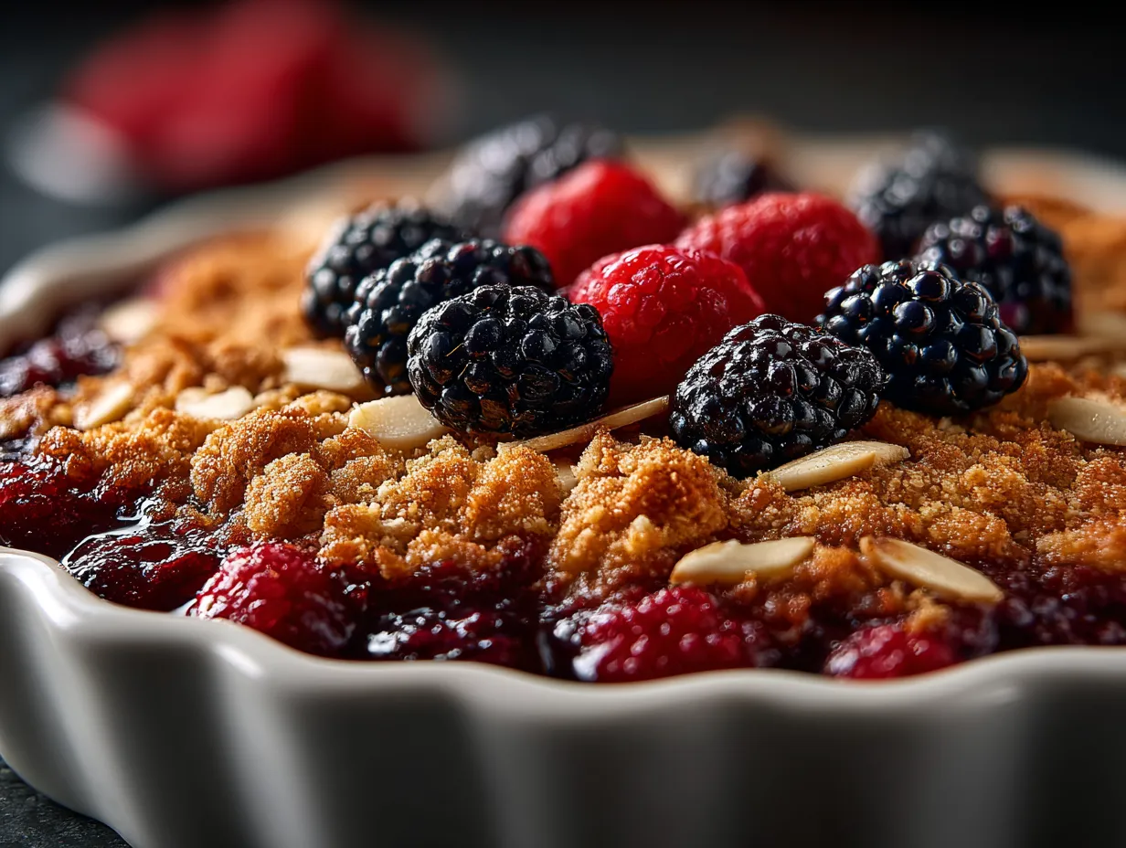 Blackberry Apple Oatmeal Crumble