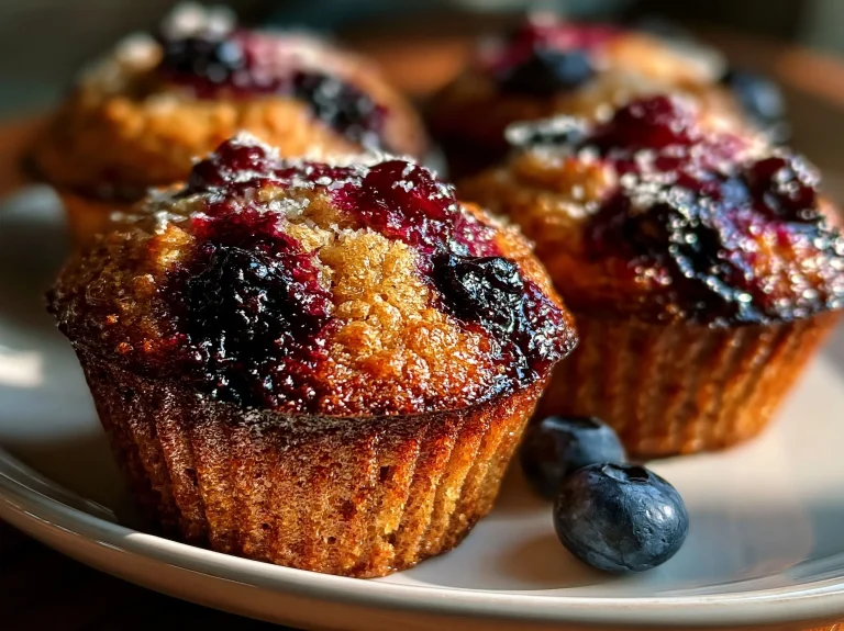Blueberry Protein Muffin Cookies