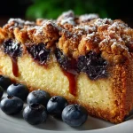 Blueberry Streusel Coffee Cake (Whole Wheat)