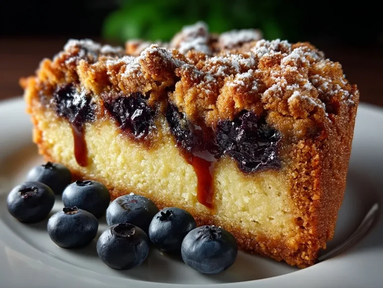 Blueberry Streusel Coffee Cake (Whole Wheat)