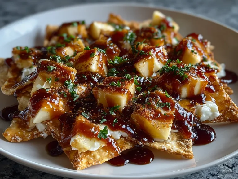 Caramel Apple Nachos (Low Calorie)