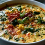Creamy Corn and Zucchini Chowder (Low Fat)