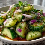 cucumber onion salad vinegar