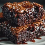 Double Chocolate Zucchini Protein Brownies
