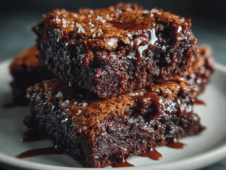 Double Chocolate Zucchini Protein Brownies