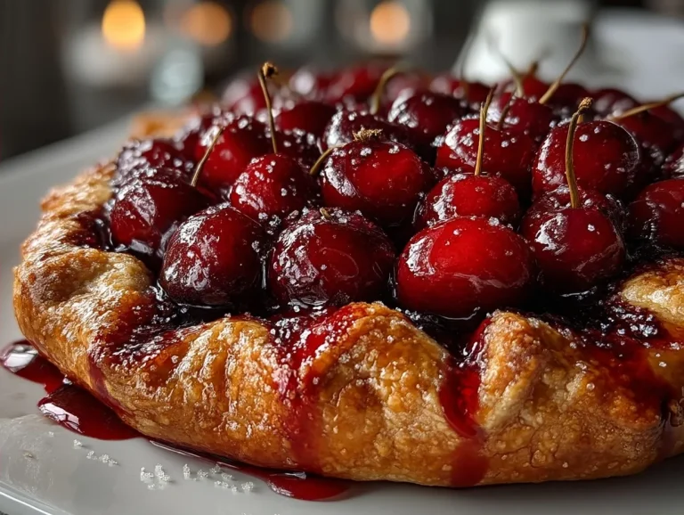 Fresh Cherry Galette (Whole Wheat)