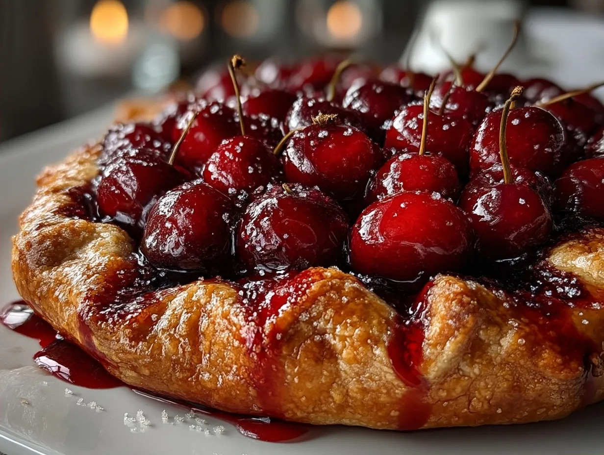 Fresh Cherry Galette (Whole Wheat)