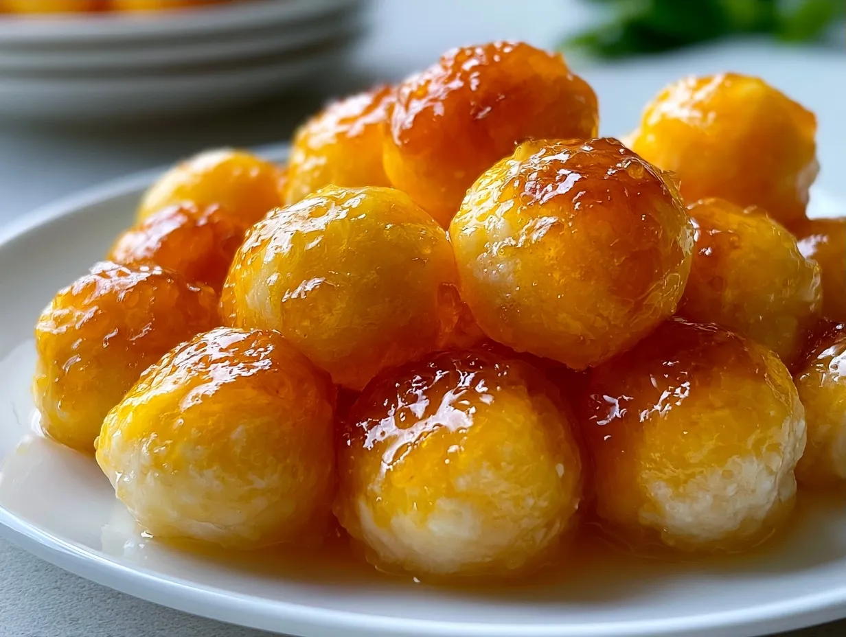 Serving Frozen Mango Greek Yogurt Drops