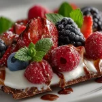 Greek Yogurt Breakfast Bark with Berries