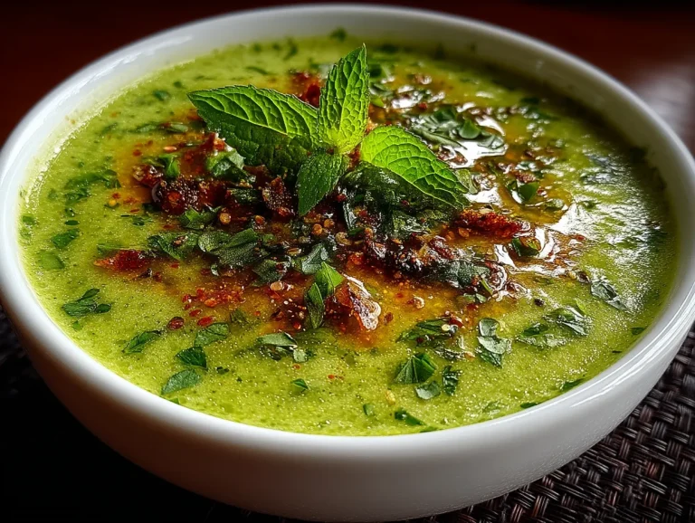 Green Herb Gazpacho