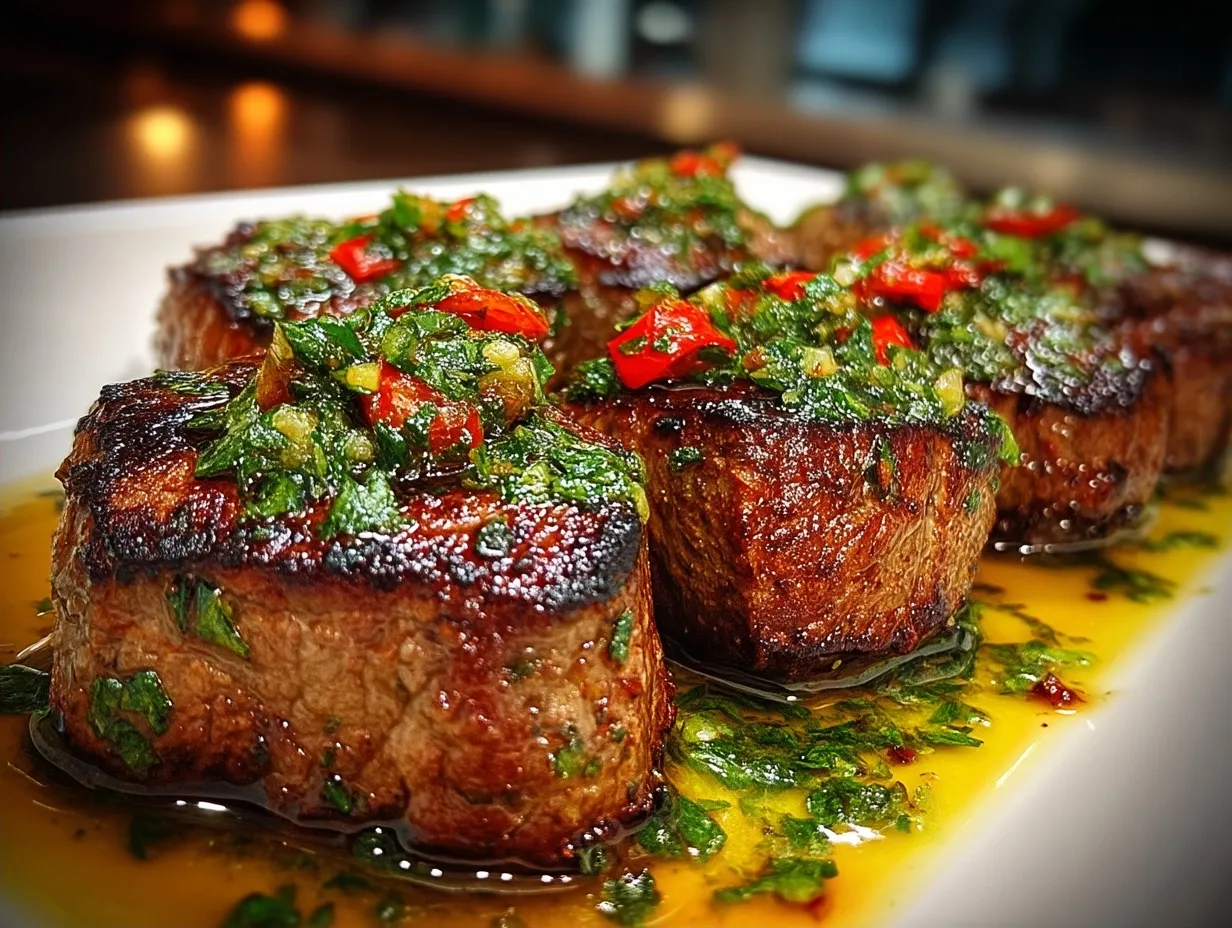 Grilled Chimichurri Steak Bites