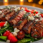 Grilled Mediterranean Steak Salad