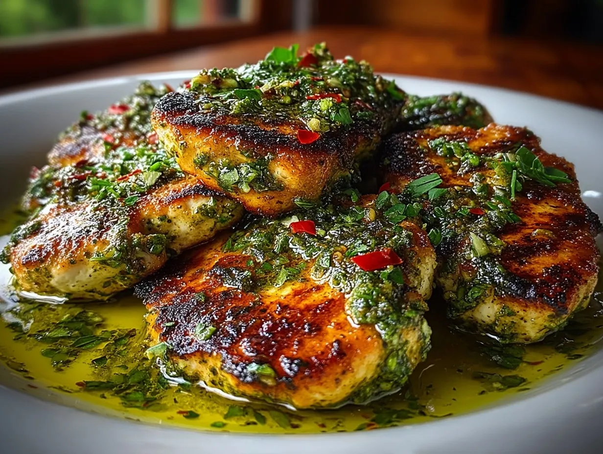 Grilled Pesto Turkey Cutlets