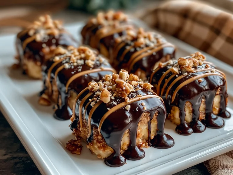 Healthy Chocolate Peanut Butter Banana Bites