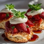 Healthy Strawberry Shortcake Biscuits