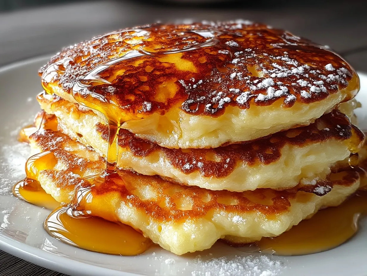 High Protein Lemon Ricotta Pancakes