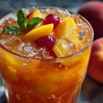 Iced Peach Green Tea (Unsweetened)