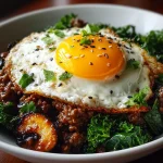 Lean Beef Kale Breakfast Bowl