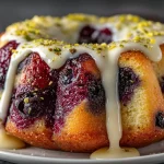 Lemon Blueberry Protein Bundt Cake