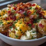 Loaded Cheddar Potato Salad