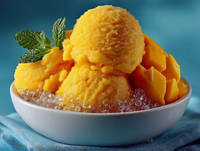 Mango Protein Sorbet (3-Ingredient)