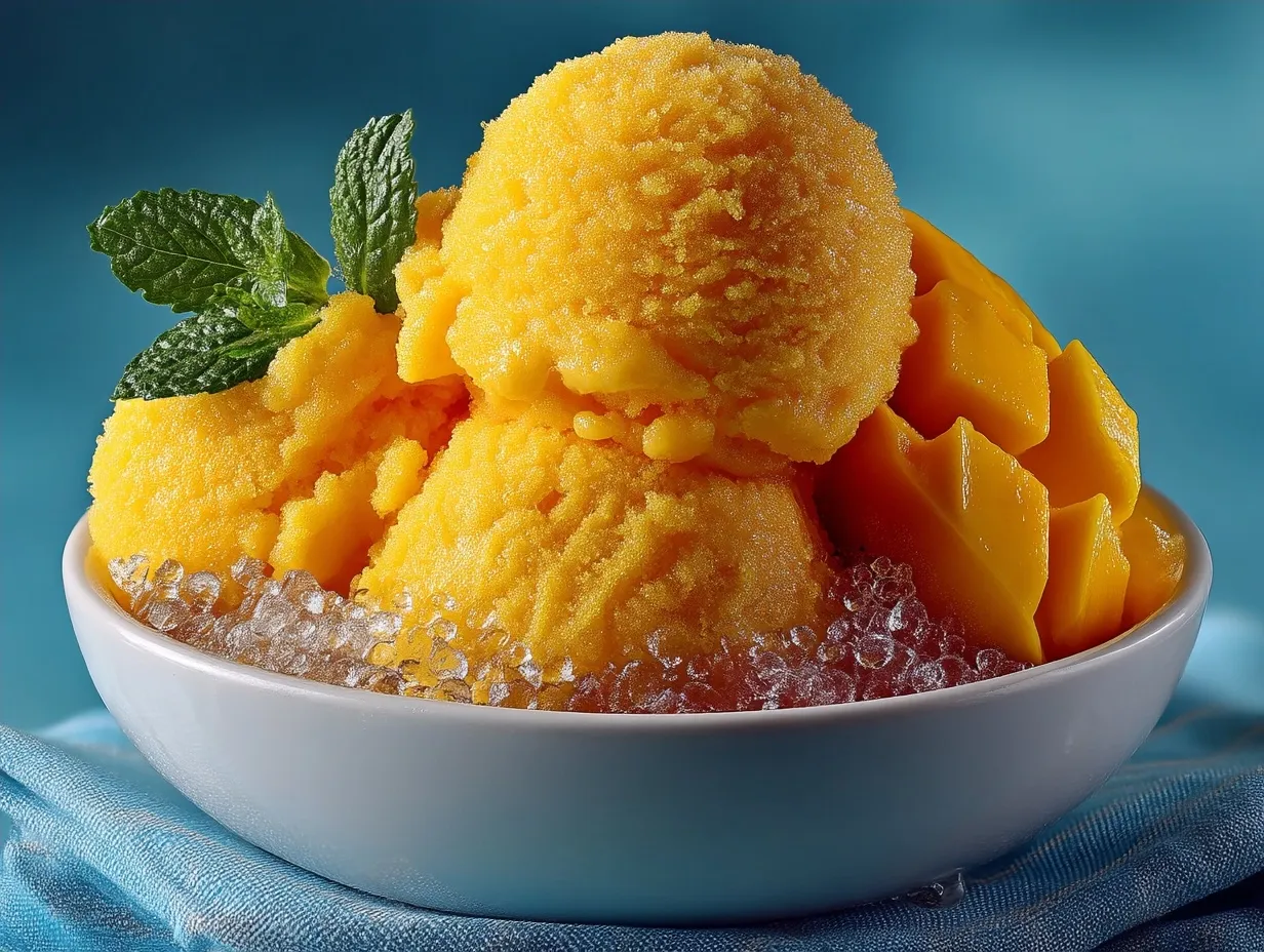 Mango Protein Sorbet (3-Ingredient)