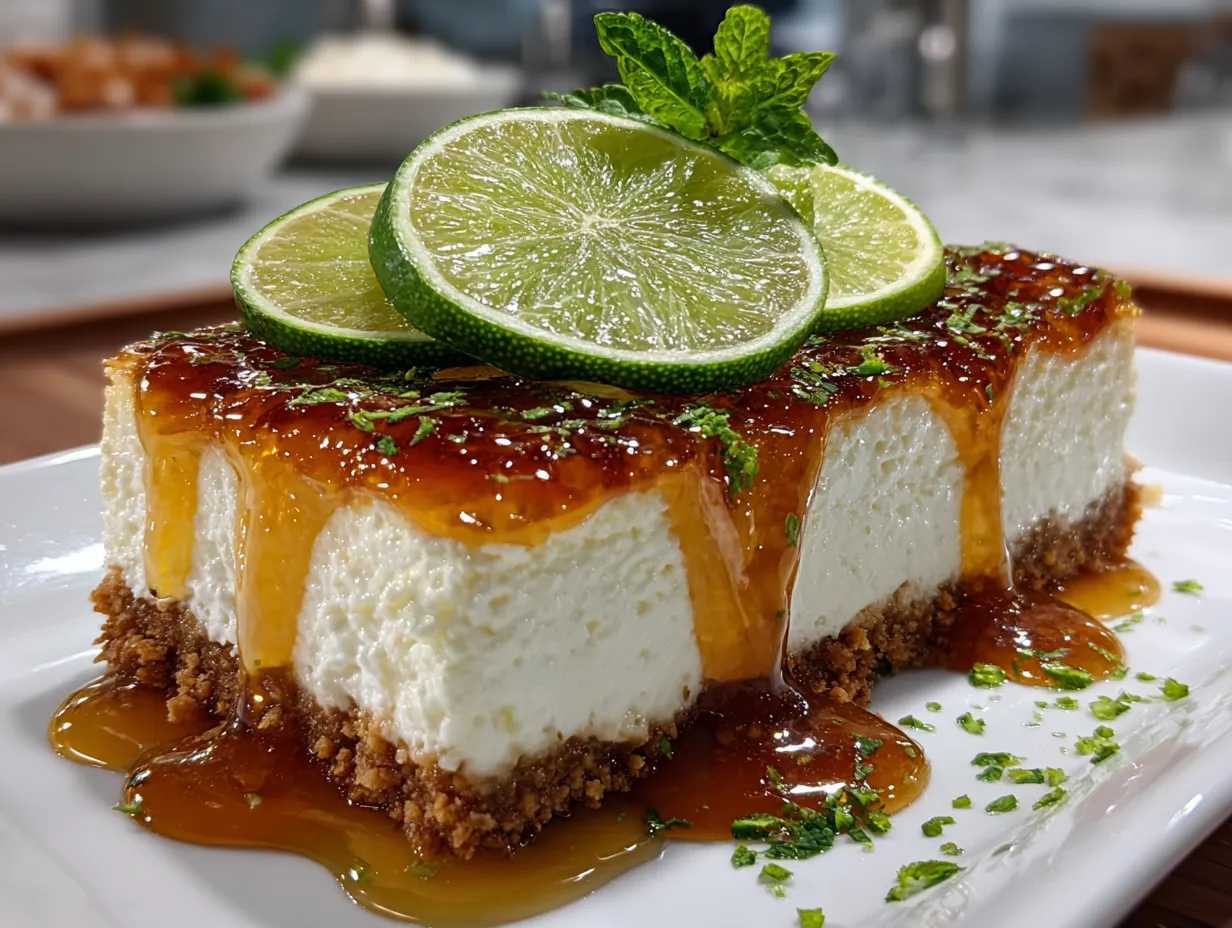 No-Bake Lime Cheesecake (Cottage Cheese Hack)