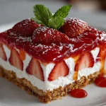 No-Bake Strawberry Icebox Cake (Light)