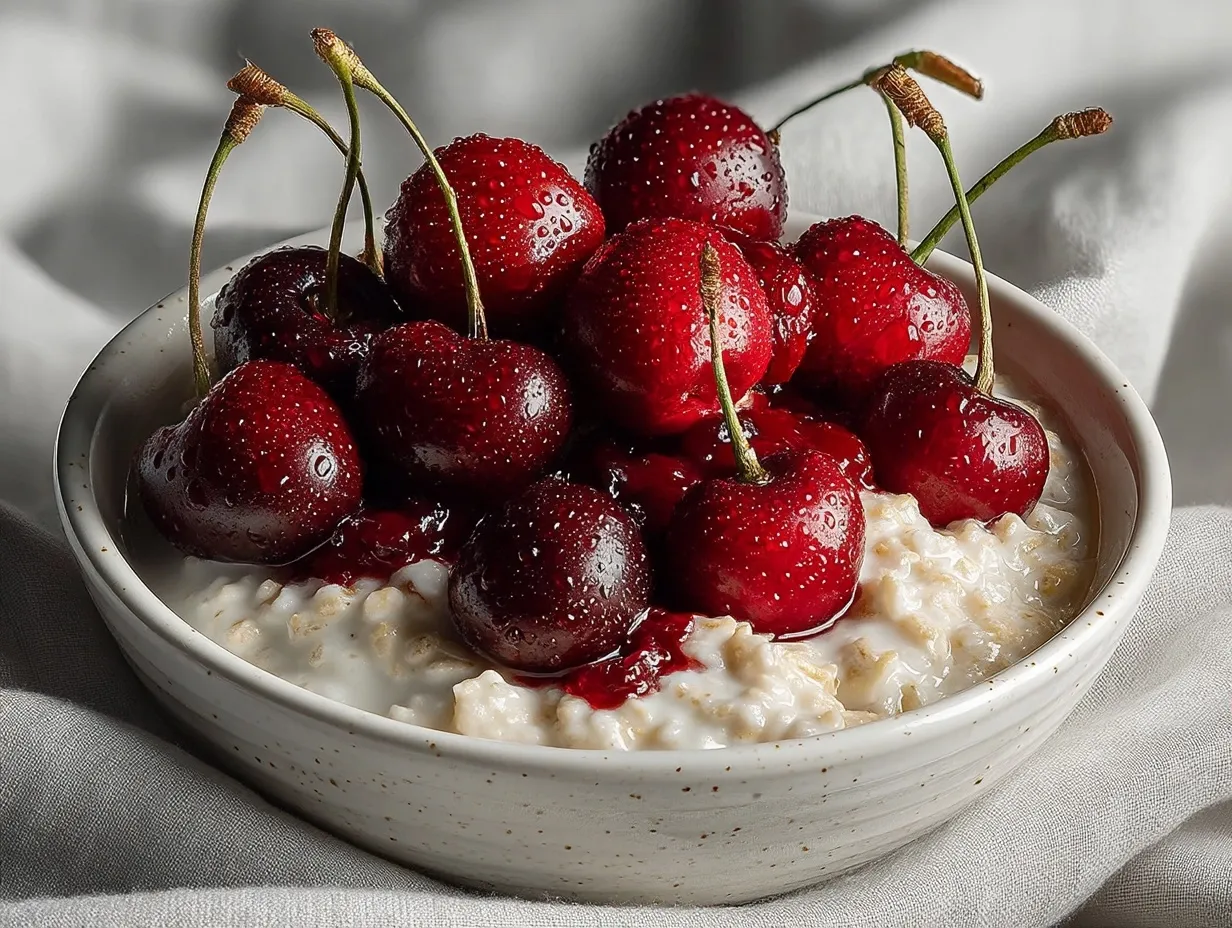 Serving ideas for Cherry Overnight Oats
