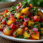 Peach Salsa for Grilled Chicken