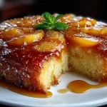 Peach Upside Down Cake (Almond Flour)
