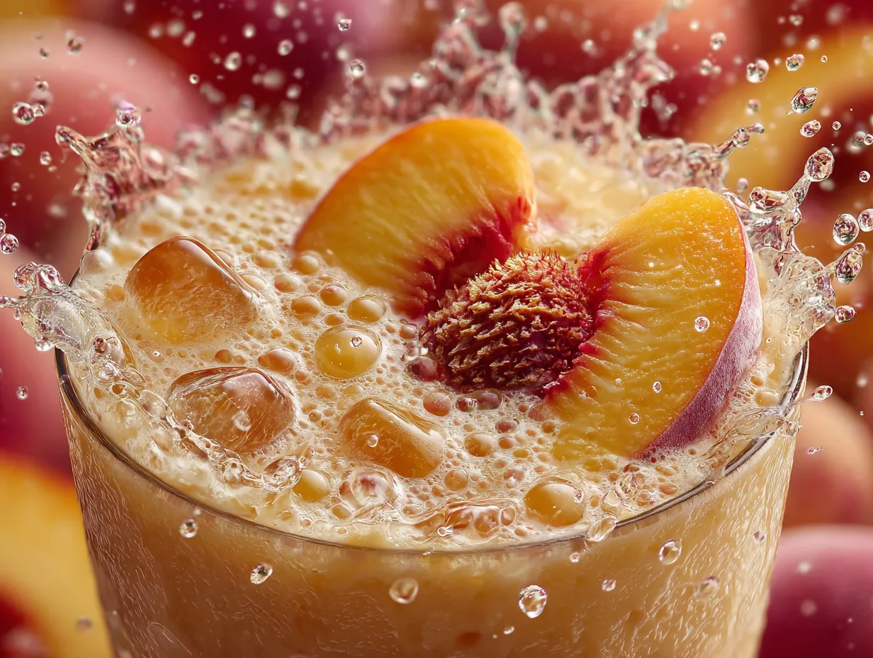 Peaches Cream Protein Shake