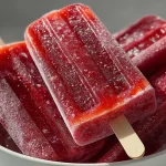 Raspberry Lemonade Greek Yogurt Popsicles