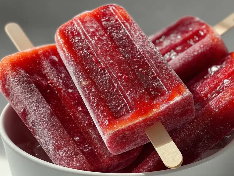 Raspberry Lemonade Greek Yogurt Popsicles