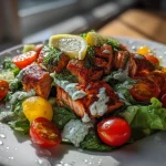 Salmon Cobb Salad with Lemon Dill