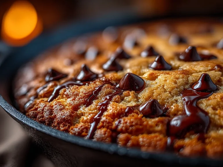 Skillet Chocolate Chip Pizookie (Macro-Friendly)