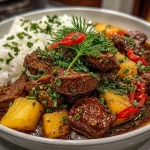 Slow Cooker Hawaiian Beef (Pork-Free)