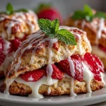 Strawberry Greek Yogurt Scones