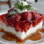 Strawberry Poke Cake (Sugar-Free Jello)