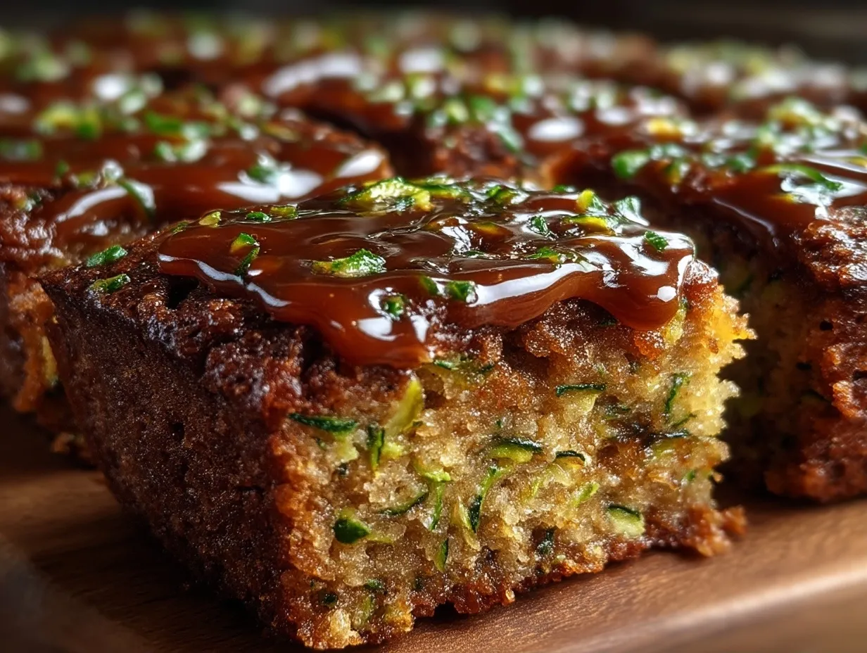 Serving Zucchini Bread Protein Bars, a healthy and delicious snack option