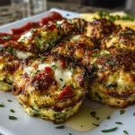 Zucchini Pizza Crust Bites (Low Cal)