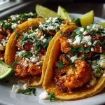 Air Fryer Buffalo Cauliflower & Chicken Tacos