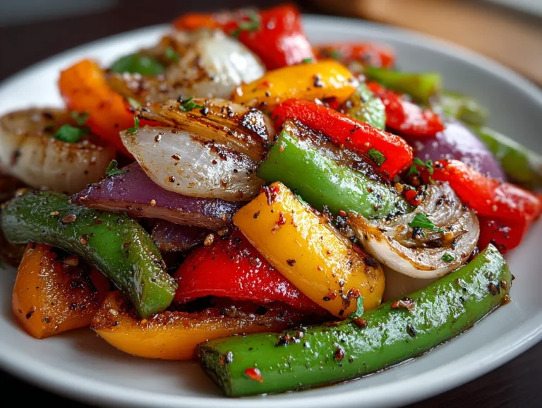 Air Fryer Fajita Vegetables