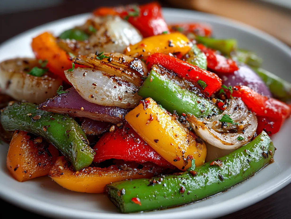 Air Fryer Fajita Vegetables